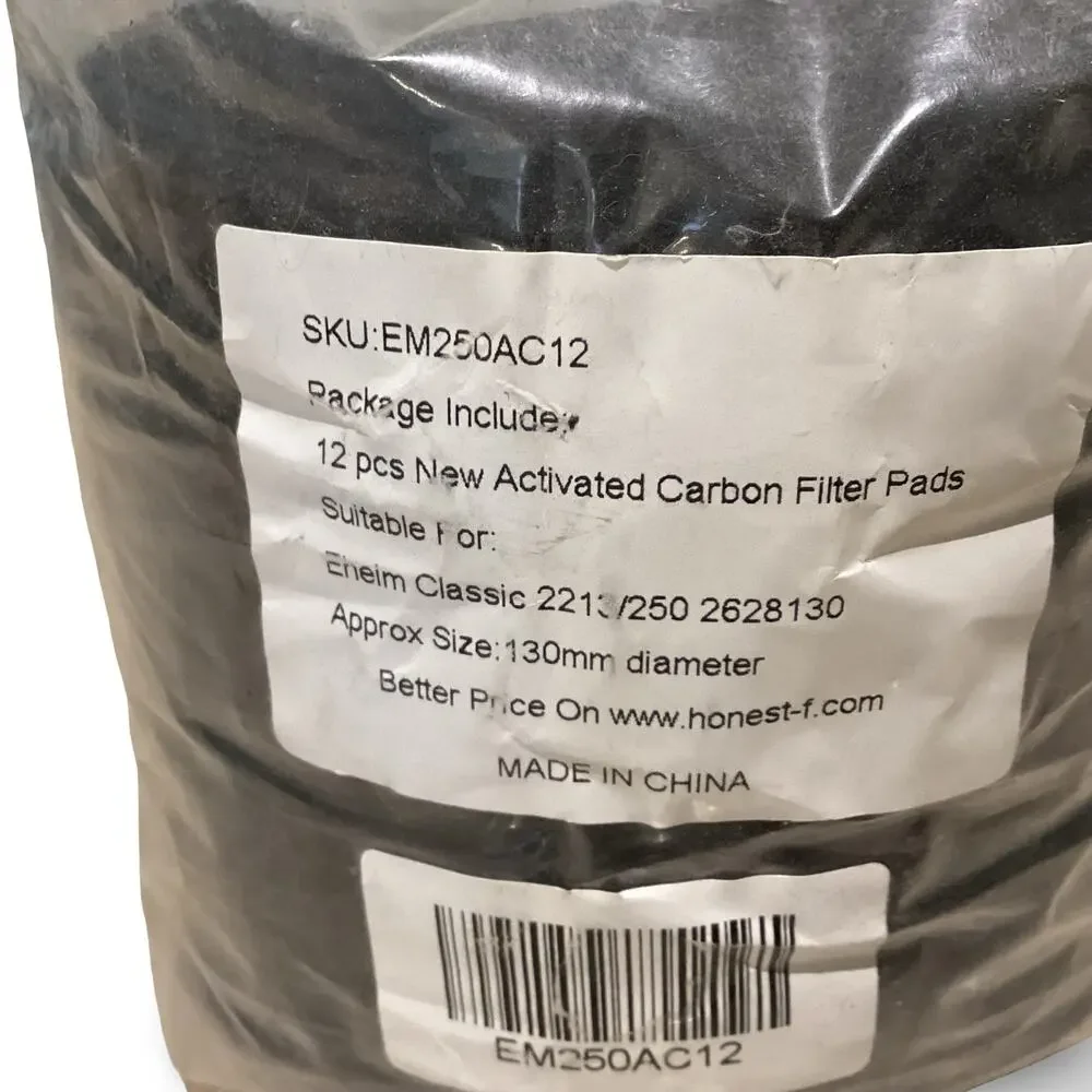 Activated Carbon Filter Pads Suitable for Classic 2213/250 2628130(Pack of 12)